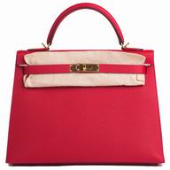 Hermes Kelly 32cm Togo Leather Gold Hardware Red HK1032GQH