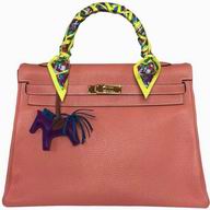 Hermes Kelly 35 Toge Leather Gold Hardware Bag Crevette HK1035GHW