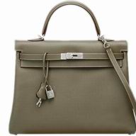 Hermes Kelly 35 Classic Silver Hardware In Cocoa HK1035KKS