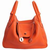 Hermes Togo Cowhide Lindy 30 Bag Hot Orange H050161CK
