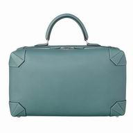 Hermes Evergrain Clafskin Silvery And Palladium Hardware Stitched Corners Maxibox Sky Blue H066653