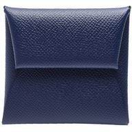 Hermes Bastia Epsom Leather Change Purse Dark Blue H401592