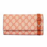 Gucci Nice Supreme GG Plus PVC Wellets In Orange G6111406