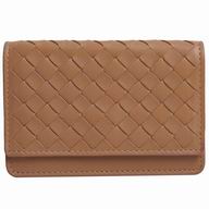 Bottega Veneta Classic Weave Nappa Cardcase In Camel BV6112907