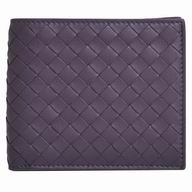 Bottega Veneta Classic Weave Nappa Wallet In Deep Lavender BV6112909