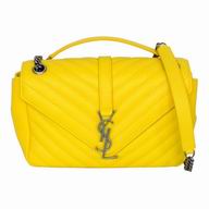 YSL Saint Laurent Monogram YSL Logo Calfskin Bag lemon Yellow Y6113006