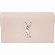 YSL Saint Laurent Classic Monogram YSL logo Caviar Calfskin Hand Bag Complexion Pink Y6120204