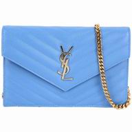 YSL Saint Laurent Classic Monogram Cabas YSL logo Caviar Calfskin Bag Blue Y6120206