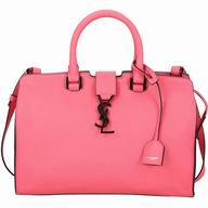 YSL Saint Laurent Classic Monogram Cabas YSL logo Calfskin Bag Peach Pink Y6120209