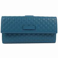Gucci GG Guccissima Calfskin Wellets In Blue G7041003