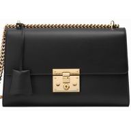 Gucci Padlock Leather Shoulder Bag Black G409486
