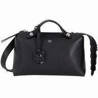 Fendi By The Way Calfskin Handle/Shoulder Bag Black F6120707