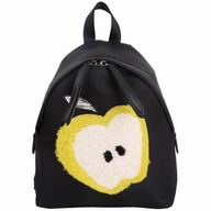 Fendi Half Apple Nylon Mini Backpack Black F6120710