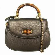 Gucci Bamboo Handle Weave Hand/Shoulder Mini Bag In Pearly Lustre Copper G6122504