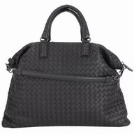 Bottega Veneta Classic Nappa Leather Woven Bag Black BV612264