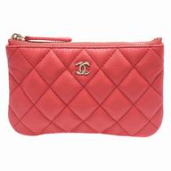 CHANEL Classic CC Rhomboids Caviar Calfskin Zipper Change Bag C7010803