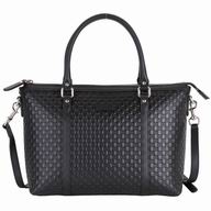 Gucci Micro GG Calfskin Bag In Black G7021304