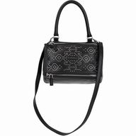 Givenchy Pandora Cowskin Rivet Bag In Black G7021508