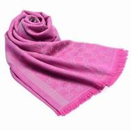 Gucci Classic GG Logo Wool Scarf Black Gray G7022206