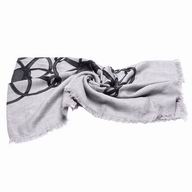 Gucci Classic GG Logo Wool Scarf Gray G7022208