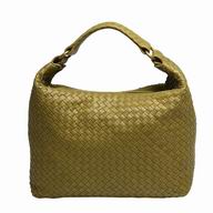 Bottega Veneta Sloance Classic Nappa Leather Zipper Woven Bag Matcha Green BV7022802