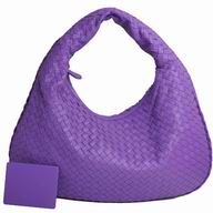 Bottega Veneta Nappa Leather Woven Shoulder Bag Violet BV7022805