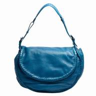 Bottega Veneta Classic Nappa Leather Woven Shoulder Bag Blue BV7022807