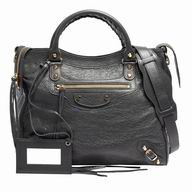 Balenciaga Velo Sheepskin Motorcycle Bag Gray B7031510