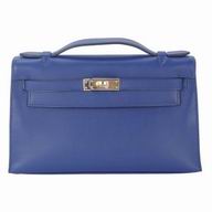Hermes Kelly Pochete Swift Leather Mini Hand bag Royal Blue H7042006