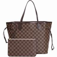 Louis Vuitton Classic Monogram Bucket Shoulder Bag N41603