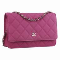 Chanel Caviar Silver Chain Woc Bag Peach Red A33841PERE