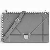 DIORAMA BAG IN GRIS DIOR GRAINED CALFSKIN M0422PVRG M00G