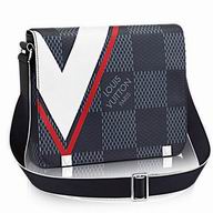 Louis Vuitton District Damier Cobalt Canvas Shoulder Bag PM N44043