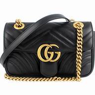 Gucci GG Marmont Matelasse chevron Mini Shoulder Bag Black 443498 DRW3T