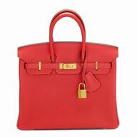 Hermes Birkin Togo 25cm Calfskin Handbag Peony H7052701