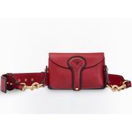 Dior D-BEE MINI SADDLE BAG IN RED CALFSKIN M8502CVZZ M40R
