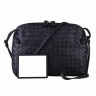 Bottega Veneta Classic Nappa Leather Woven Zipper Shoulder Bag Deep Blue BV7051011