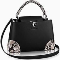 Louis Vuitton Capucines Taurillon/Python Leather Hand/Shoulder Bag M94410