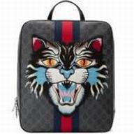 478324 9C2EN 8849 Gucci GG Supreme Canvas backpack with Angry Cat