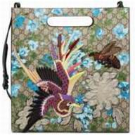 Gucci xl GG Supreme Canvas floral print tote bag 414476 KYSBN 893
