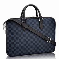 Louis Vuitton Dandy Damier Cobalt Canvas Briefcase Bag N63298