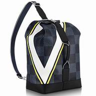 Louis Vuitton Sac Marin Damier Cobalt Coated Canvas Bag N44012