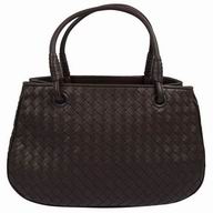 Bottega Veneta Classic Nappa Leather Woven Hand Bag Deep Coffee BV7061501