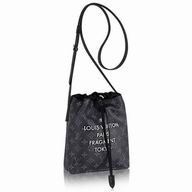 Louis Vuitton Monogram Eclipse Coated Canvas Bag M43418