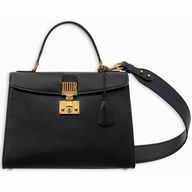 Dior "DIORADDICT" HANDBAG EN BLACK SMOOTH CALFSKIN M5802CVWU M900