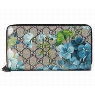 Gucci GG Blooms zip around wallet 408665 KU2HN 8499