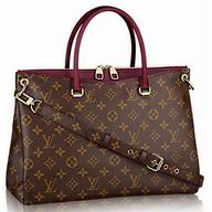 Louis Vuitton Pallas Monogram Canvas Bag Raisin M41599