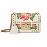 Gucci Padlock embroidered leather shoulder bag 432182 DT9RG 8507