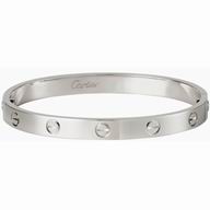 Cartier Love Whote Gold Bracelet CR7081803