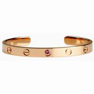 Cartier Love Diamond 18K Pink Gold Diamonds Bracelet CR7082408